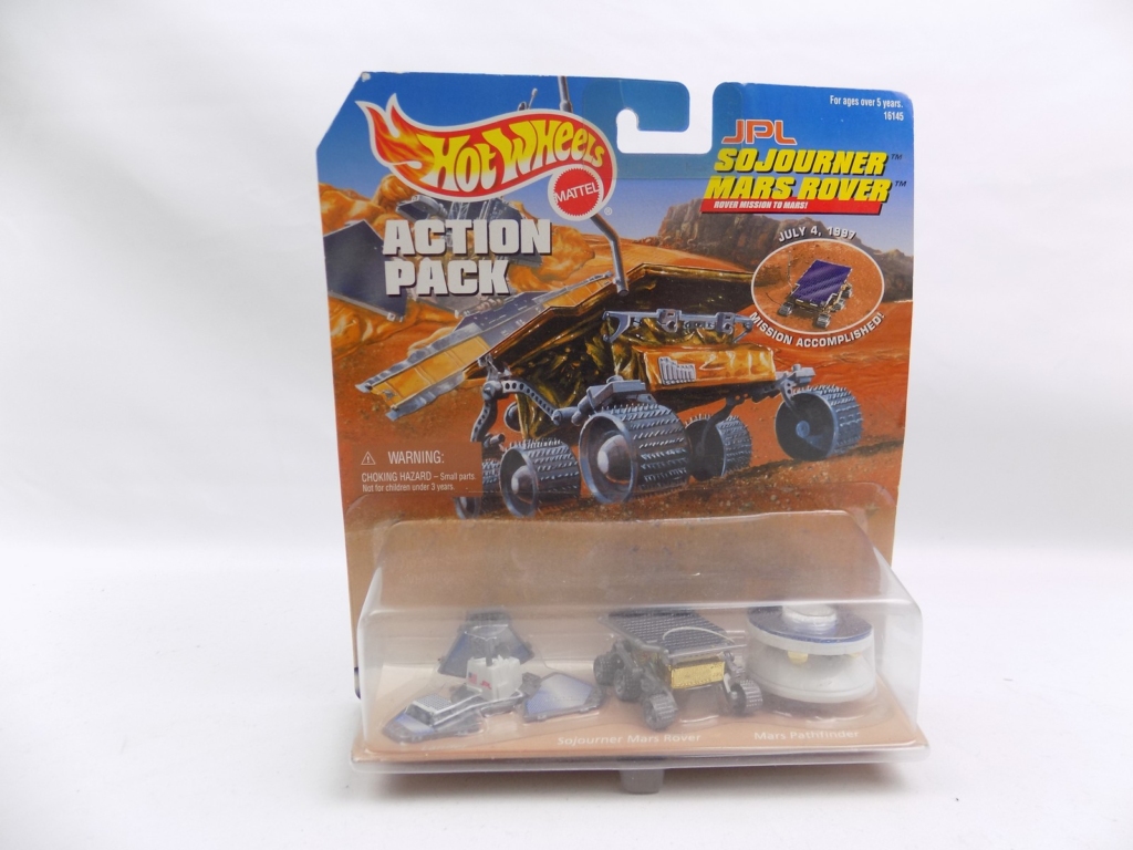 Hot wheels action pack jpl sojourner hot sale mars rover