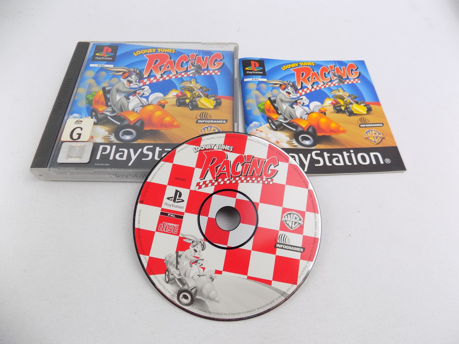 Mint Disc Playstation 1 Ps1 Looney Tunes Racing – Inc Manual – Free  Postage. - Starboard Games