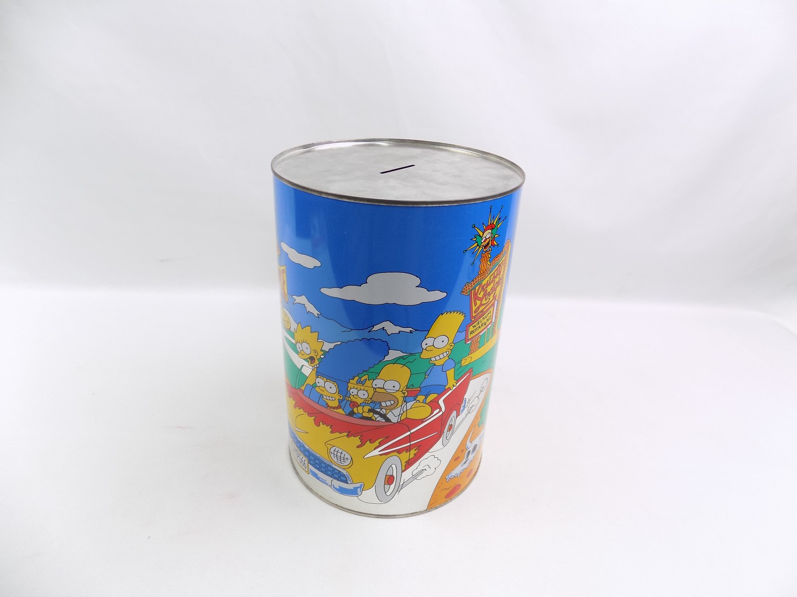 Like New The Simpsons Metal Money Tin Starboard Games 4398