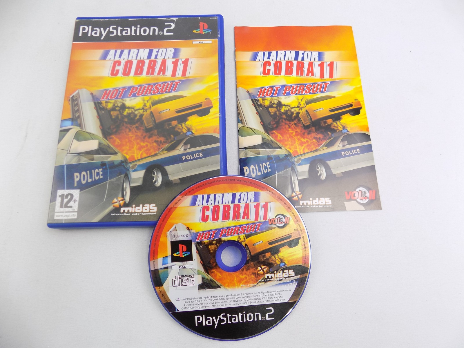 Mint Disc Playstation 2 Ps2 Alarm For Cobra 11 Vol.2 Hot Pursuit – Inc  Manual - Starboard Games