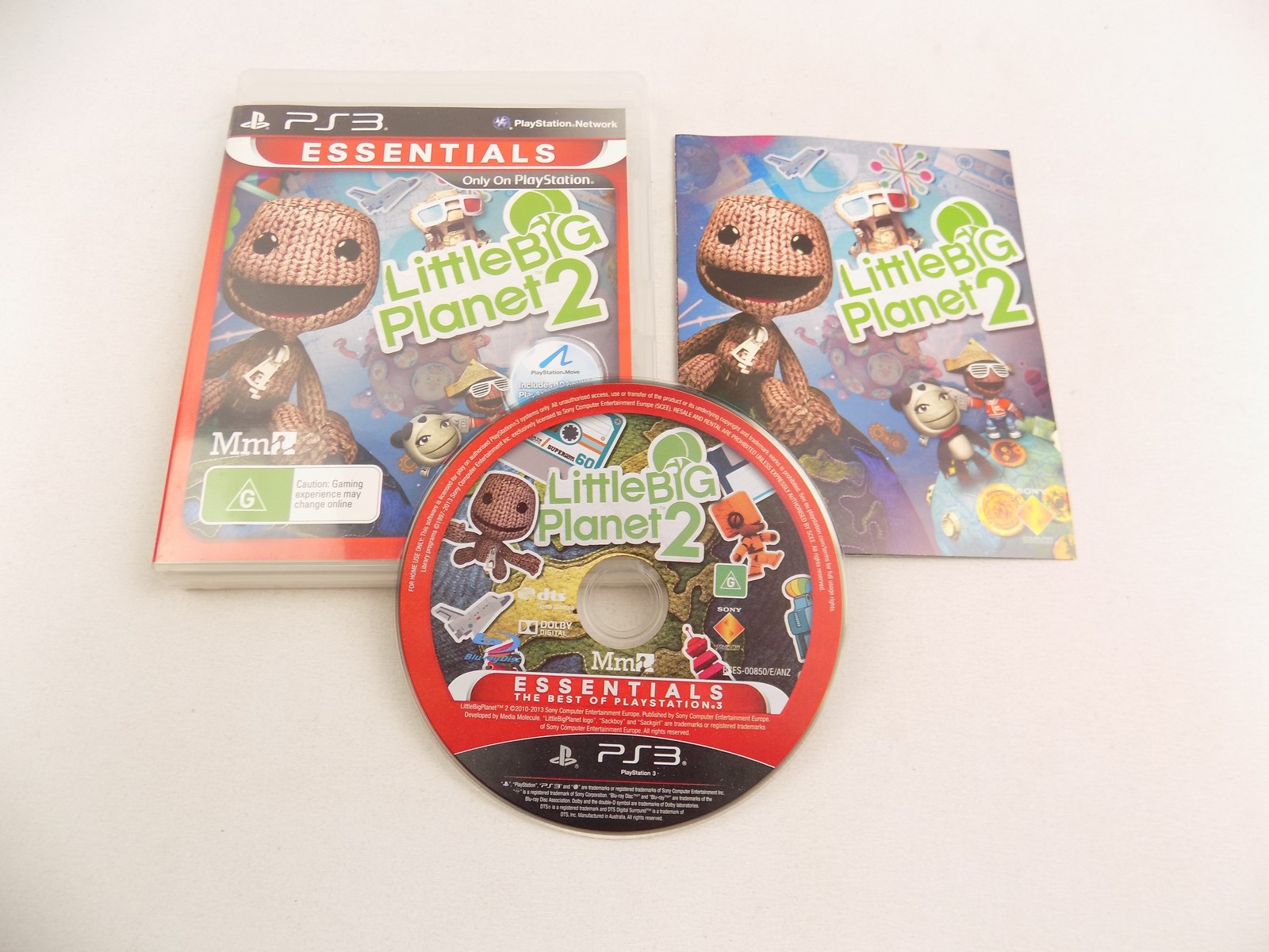 Mint Disc Playstation 3 Ps3 Essentials Little Big Planet 2 – Inc Manual  Free Postage - Starboard Games