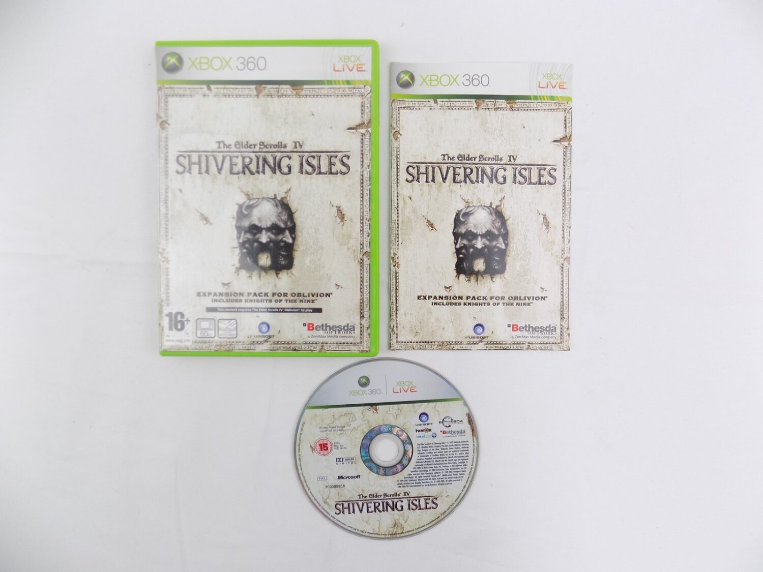 Mint Disc Xbox 360 The Elder Scrolls IV 4 Shivering Isles Expansion ...