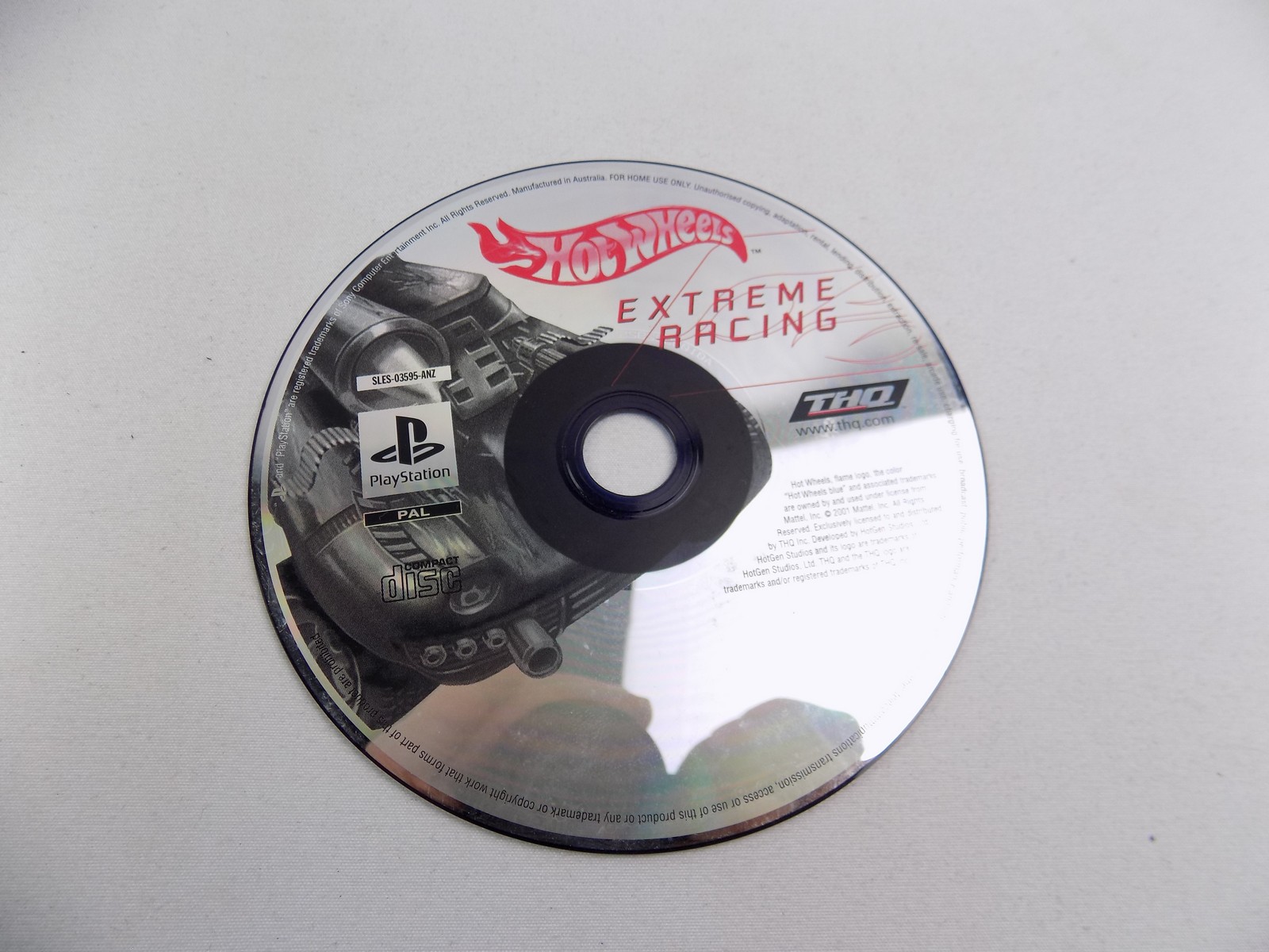 Mint Disc Only Playstation Ps Hot Wheels Extreme Racing Free Postage VI Starboard Games