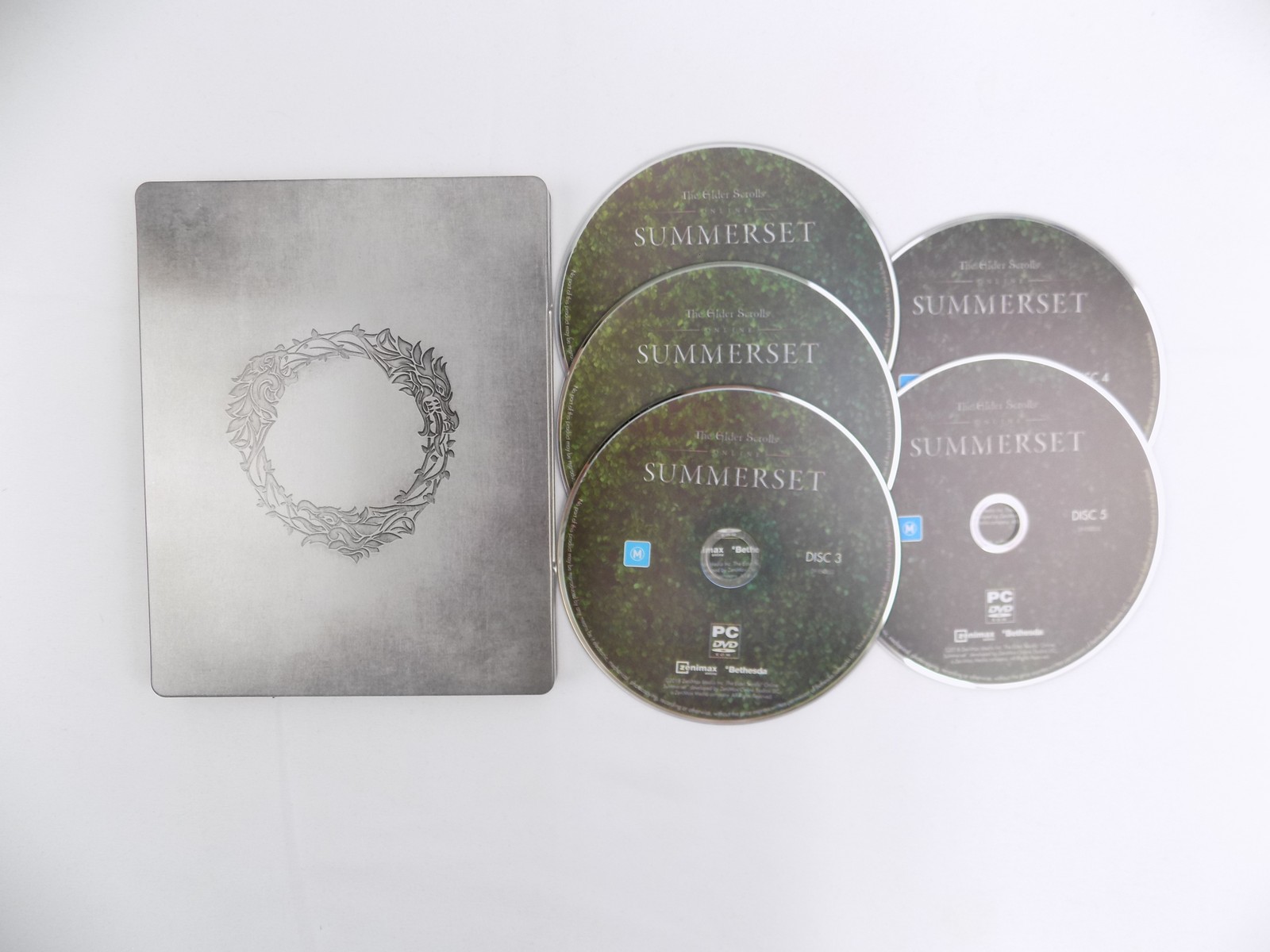 The Elder Scrolls Online Summerset 2024 Collectors Edition Steelbook with Game Disc