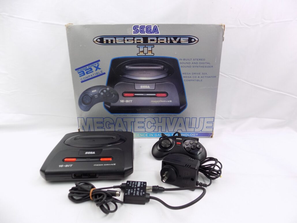 Boxed Like New Sega Mega Drive II Mega Tech Value Console With Six Button  Controller - Starboard Games