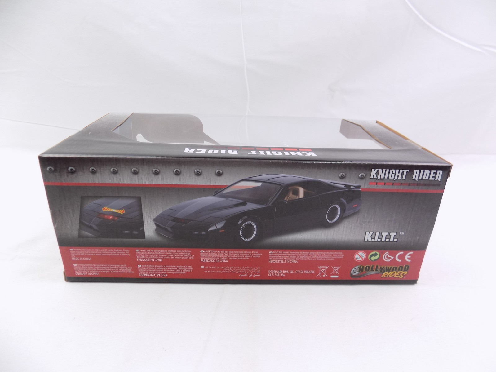 Brand New Jada Toys Knight Rider K.I.T.T. 1:24 Model Car - Starboard Games