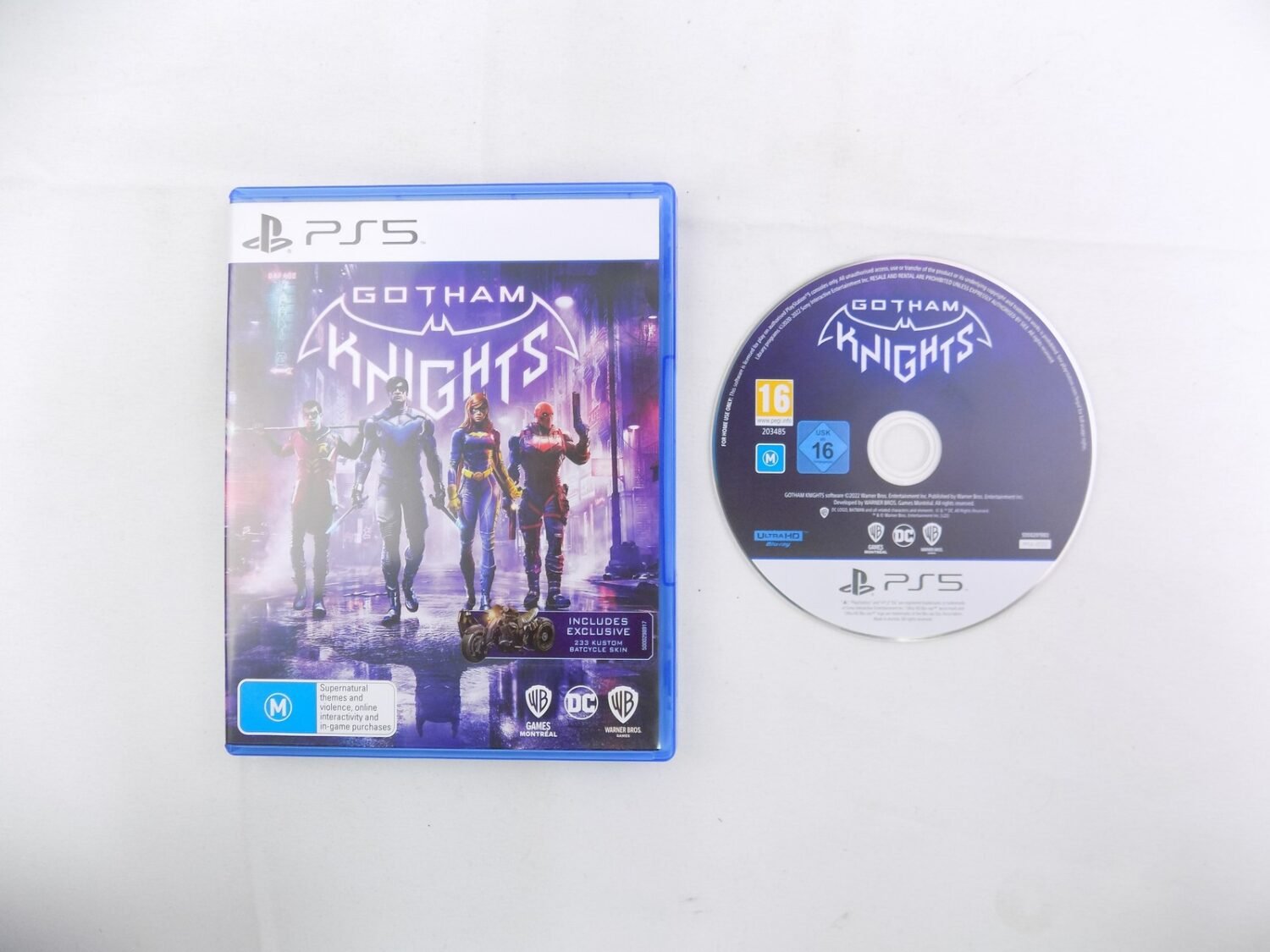 Mint Disc Playstation 5 Ps5 Gotham Knights