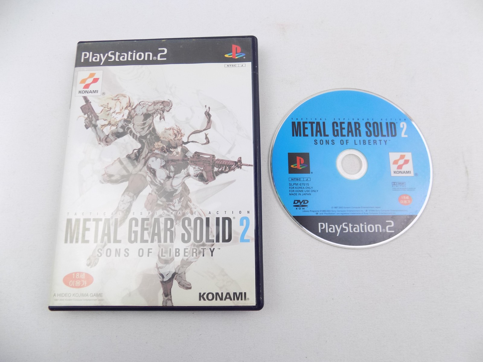 Playstation 2 PS2 Metal Gear Solid Sons of Liberty 2 II – NTSC-J – Free ...