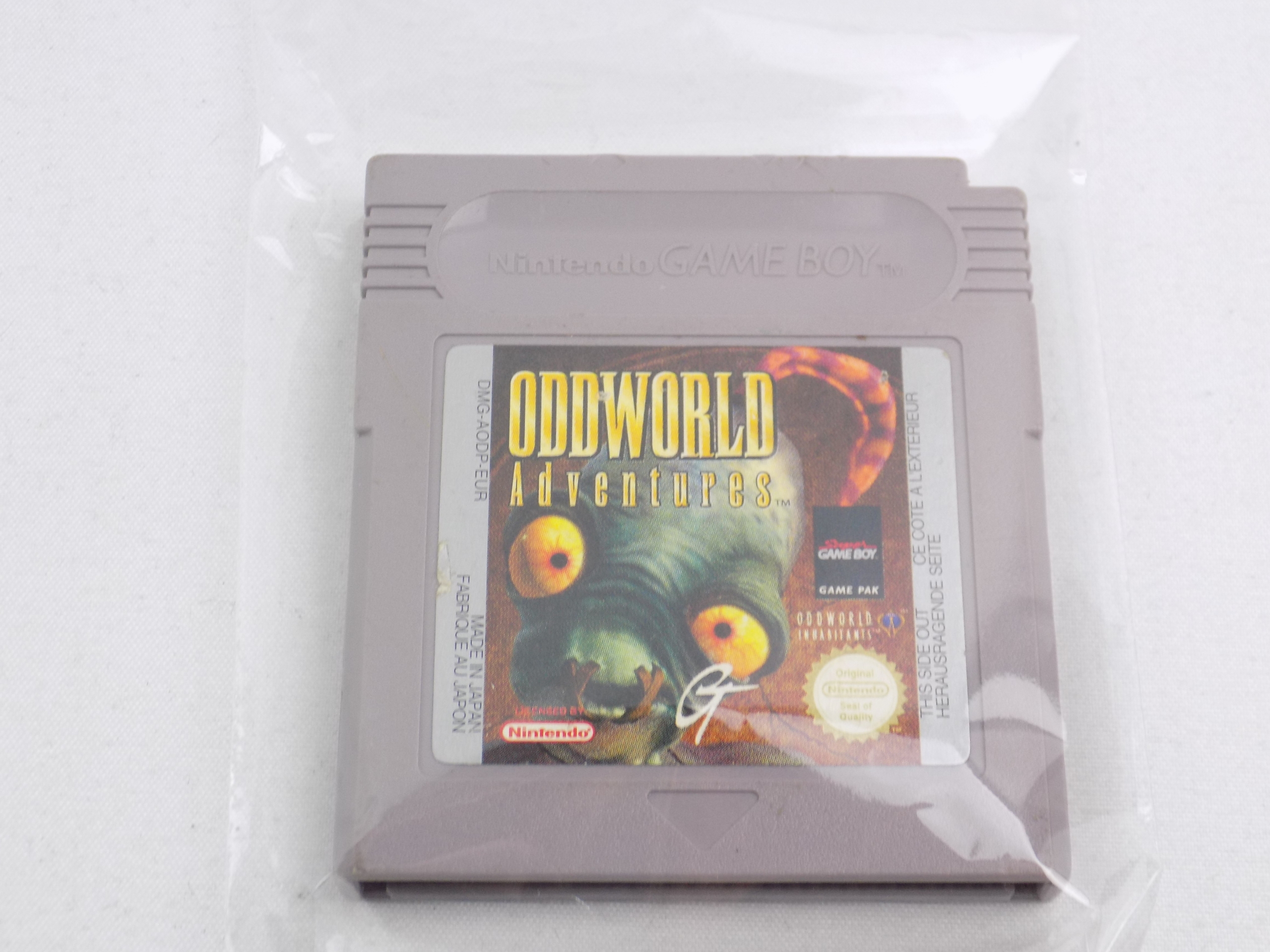 Nintendo Game Boy Cartridge Oddworld Adventures - PAL - Grade A ...