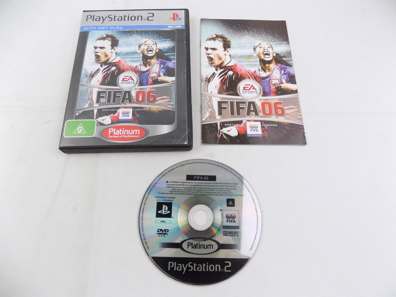 Mint Disc Playstation 2 PS2 Platinum EA Sports Fifa 06 – Inc Manual – Free  Postage - Starboard Games