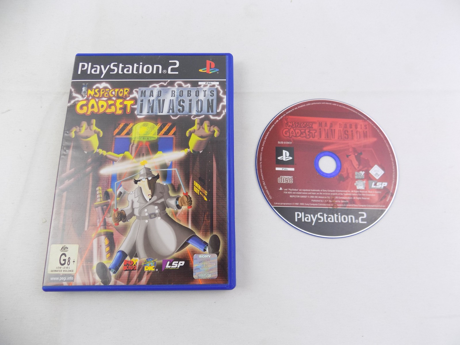 Mint Disc Playstation 2 PS2 Inspector Gadget Mad Robots Invasion – No  Manual – Free Postage - Starboard Games