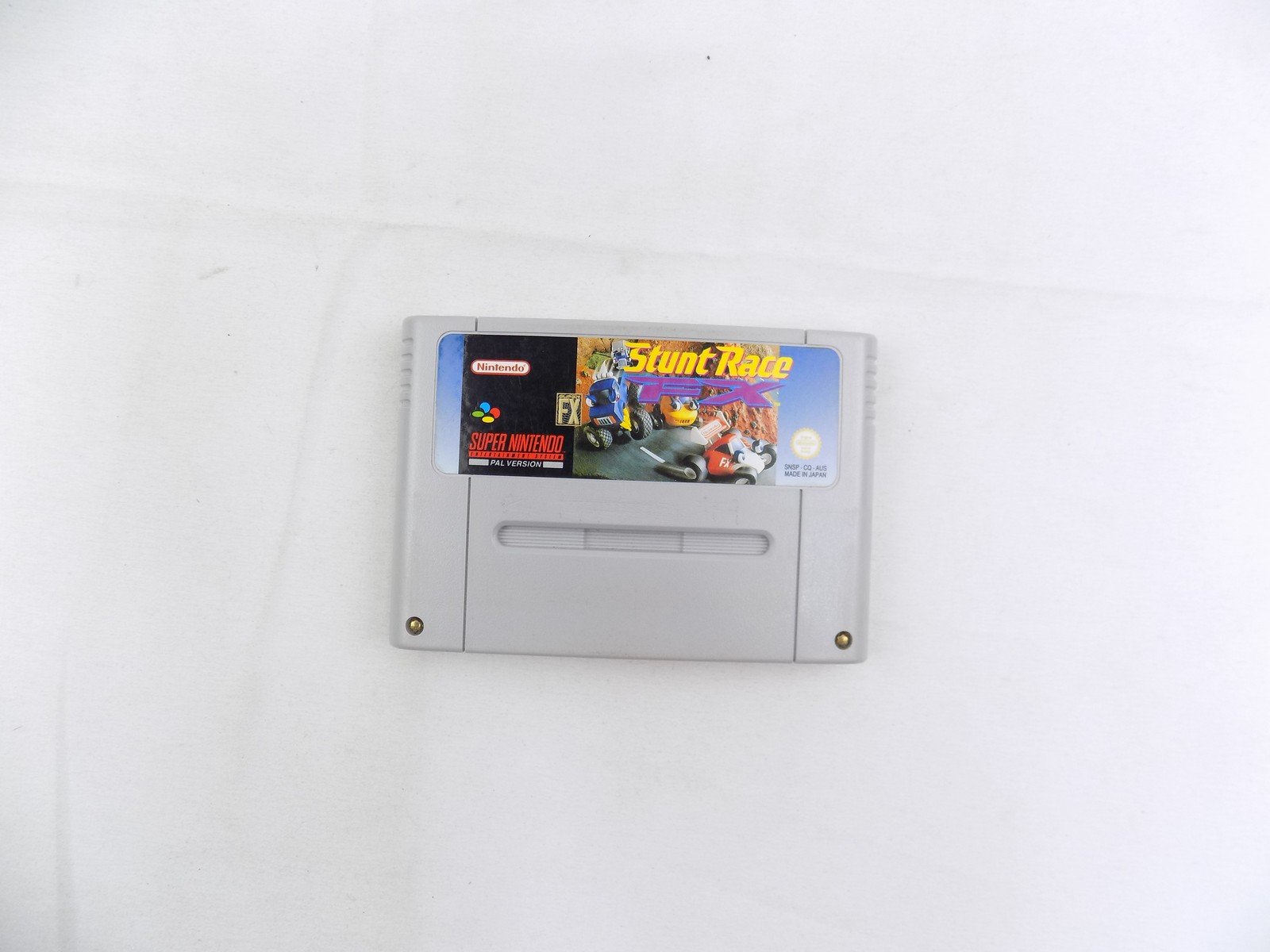 SNES Super Nintendo Like New Stunt Race FX - PAL - Grade A
