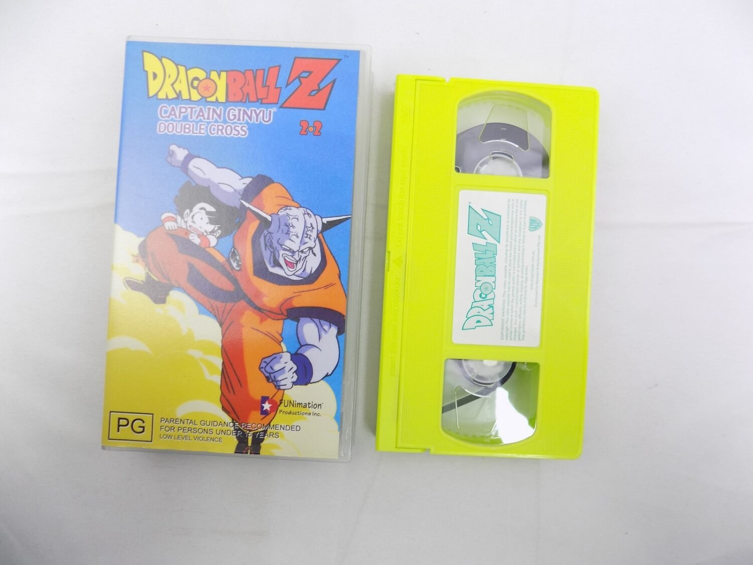 Like New Dragonball Z Volume 2.2 Captain Ginyu Double Cross VHS