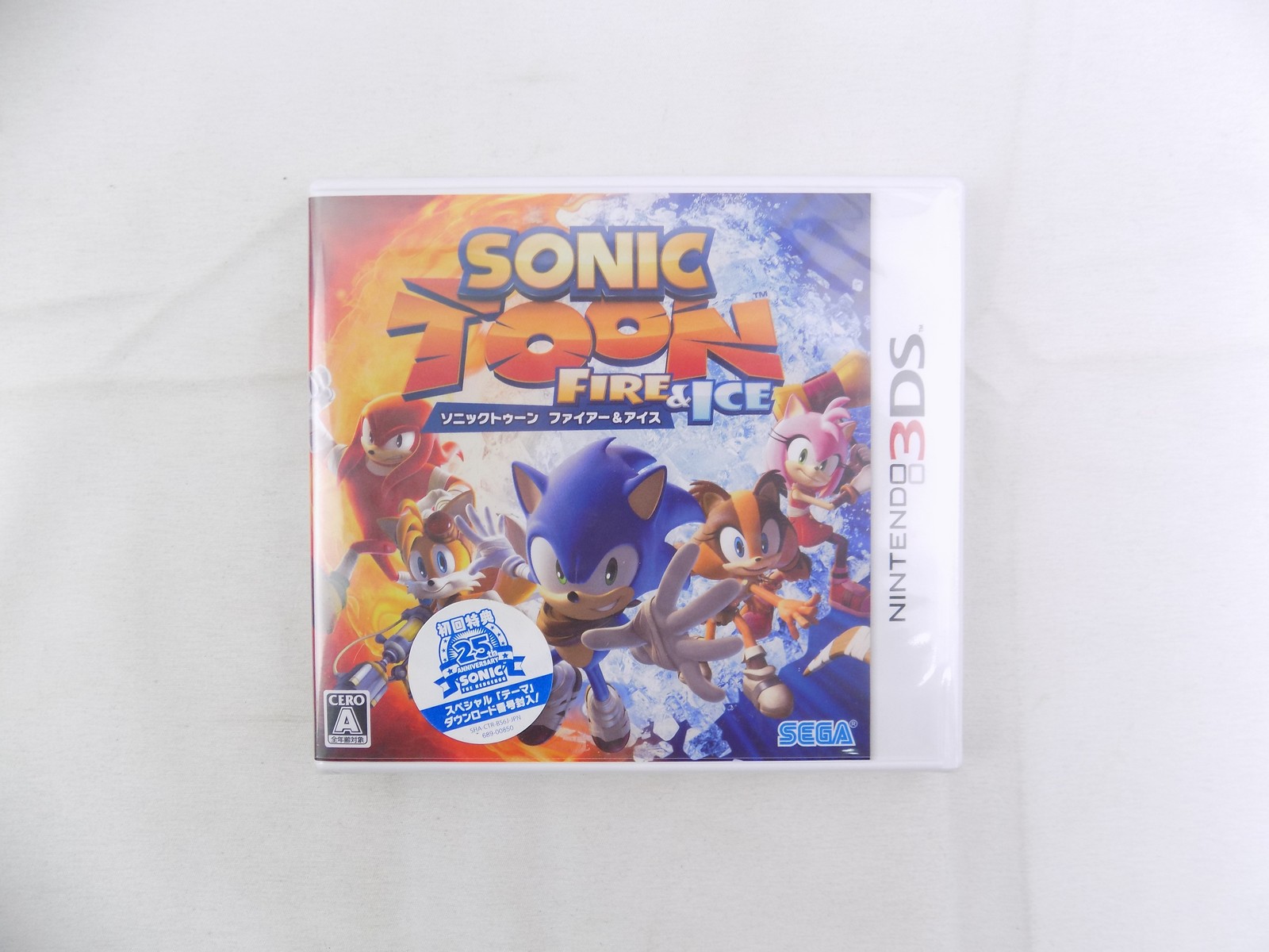 Brand New and Sealed Nintendo 2DS / 3DS Sonic Toon Fire & Ice NTSC-J ...