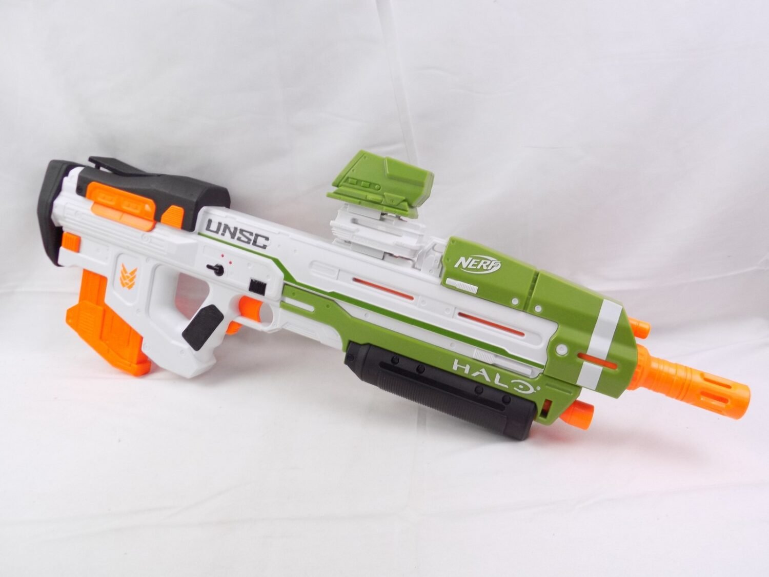 Like New Nerf Halo MA40 Motorized Dart Blaster