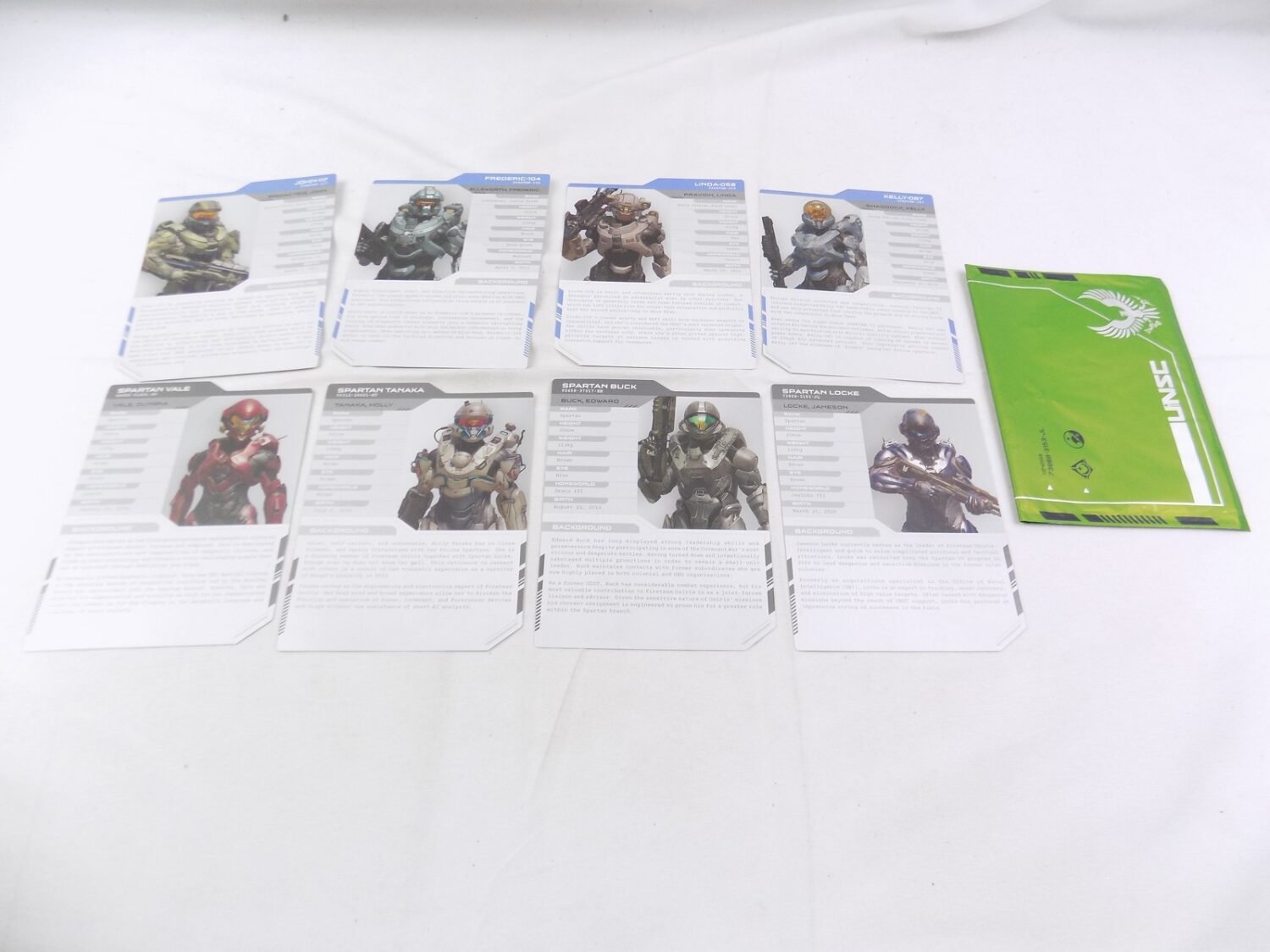 Halo 5 Profile Dossier Cards Set of 8