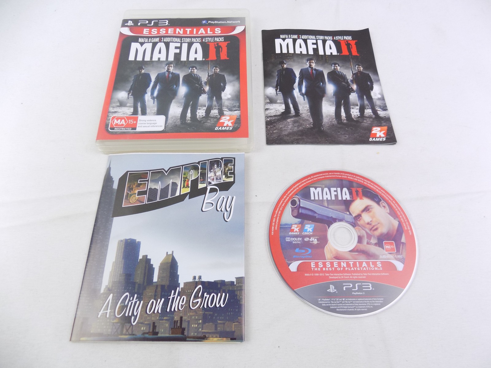 Mint Disc Playstation 3 Ps3 Essentials Mafia II – Inc Manual and Map Free  Postage - Starboard Games