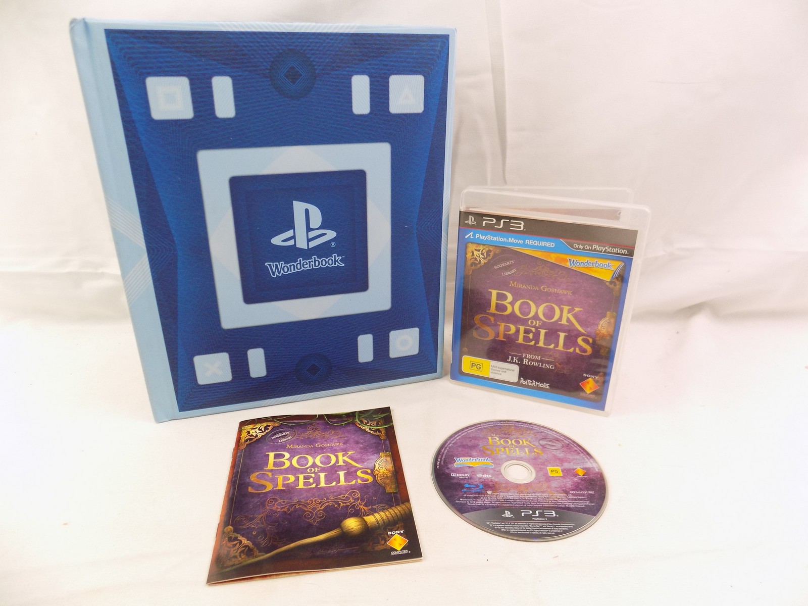 Mint Disc Playstation 3 Ps3 Wonderbook with Book of Spells Game - Starboard  Games