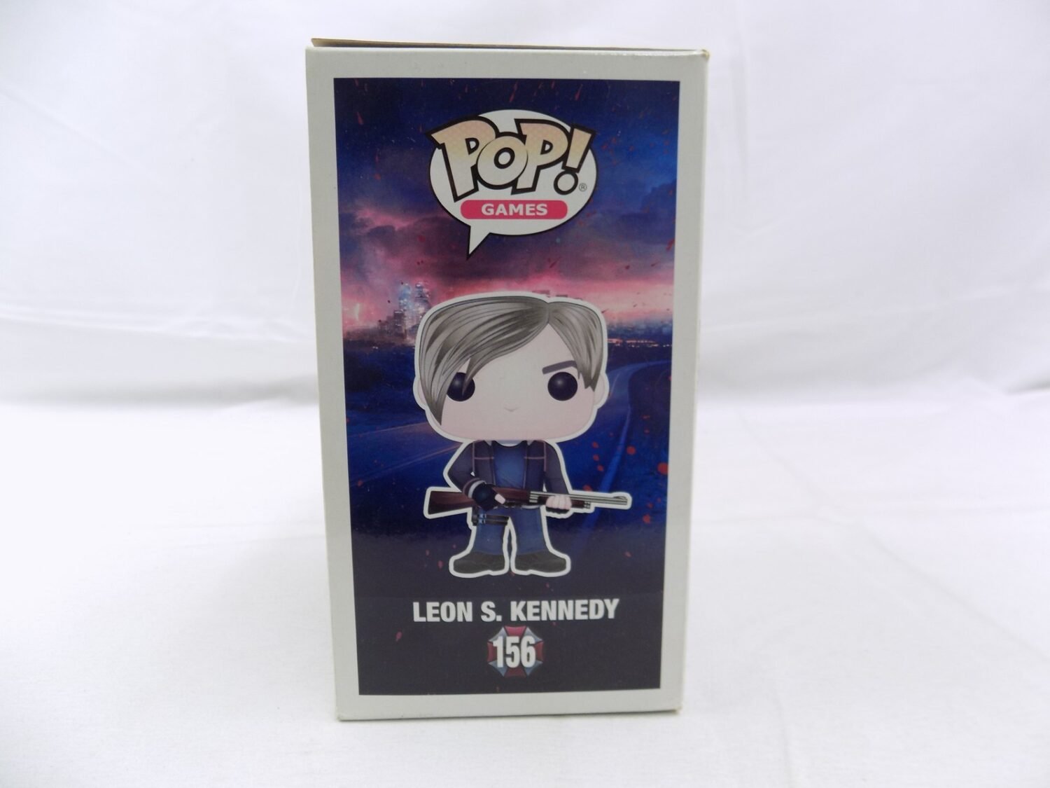 Damaged Funko Pop Leon S. Kennedy 156 Resident Evil Figure