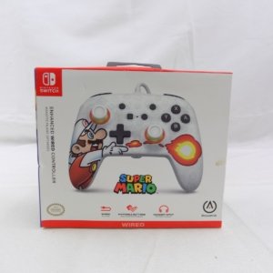 Brand New Nintendo Switch PowerA Fire Flower Super Mario Enhanced Wired Controller