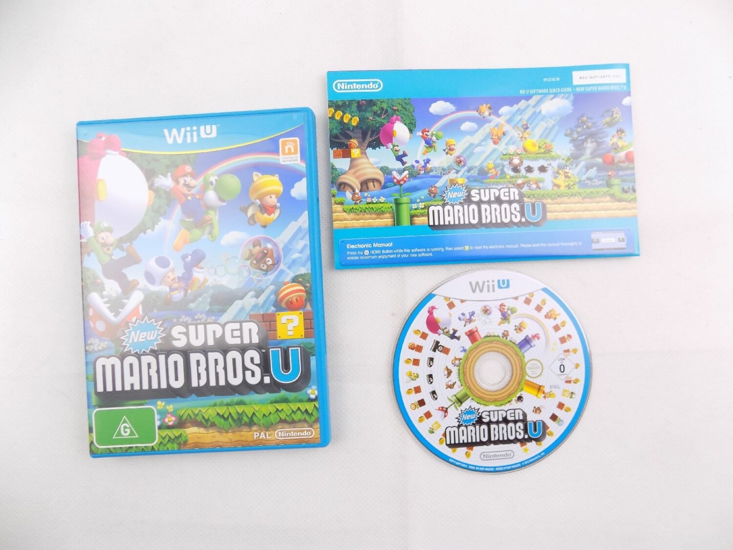 Mint Disc Nintendo Wii U New Super Mario Bros. U - Inc Manual