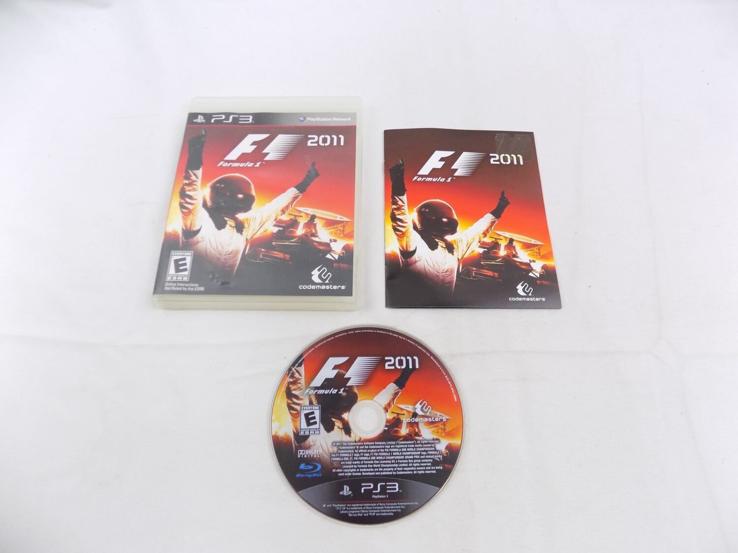 Mint Disc Playstation Ps3 Formula F1 2011 Inc Manual NTSC