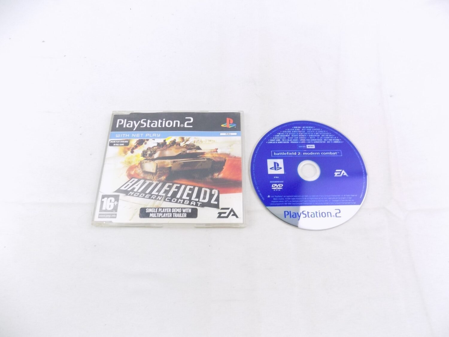 Modern Ps2 Mint Disc Playstation 2 Ps2 Promotional Battlefield 2 Modern Combat ...