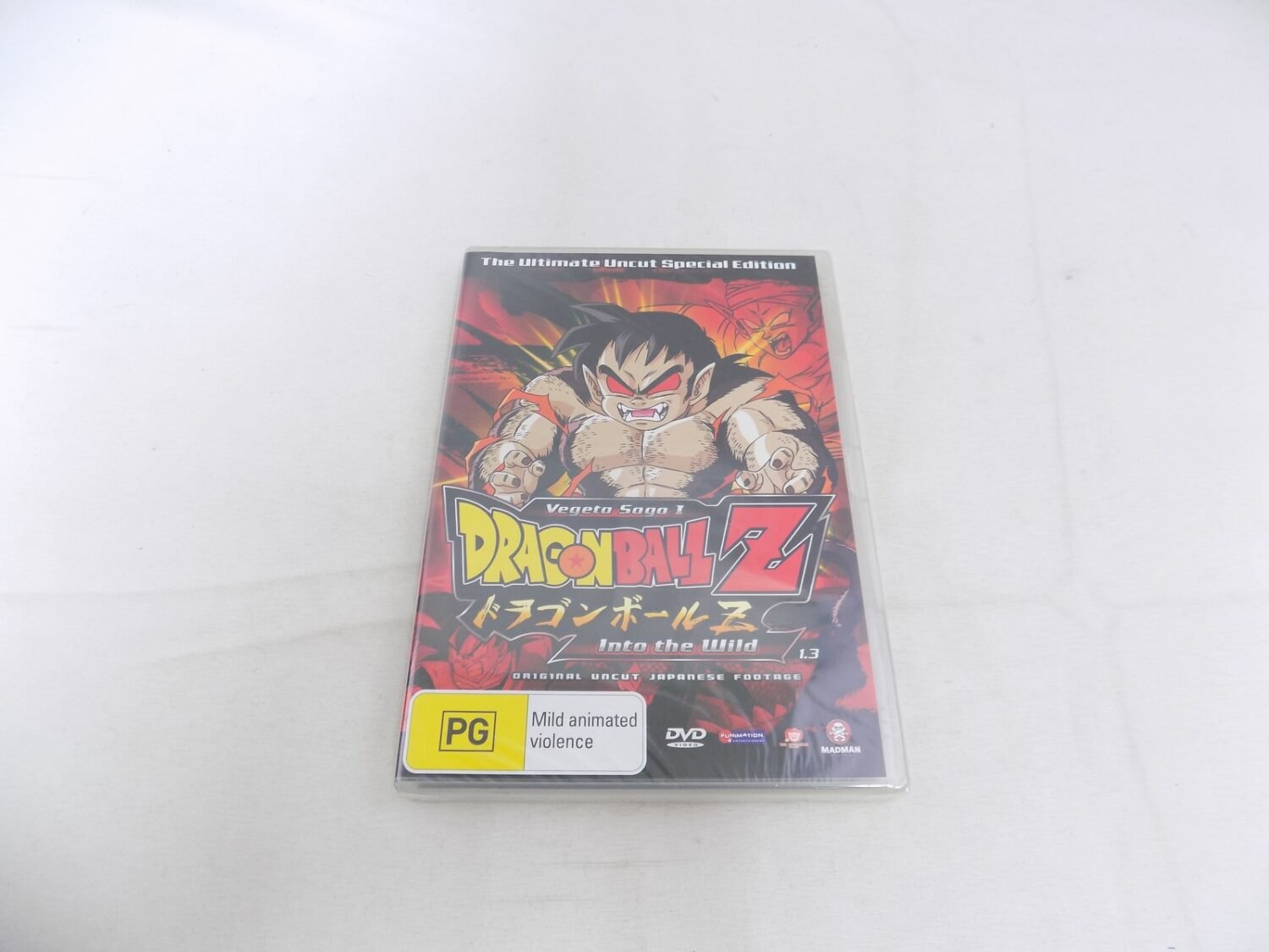 Mint Disc Dragonball Z Vegeta Saga 1 Into the Wild 1.3 The Ultimate Uncut Special Edition DVD