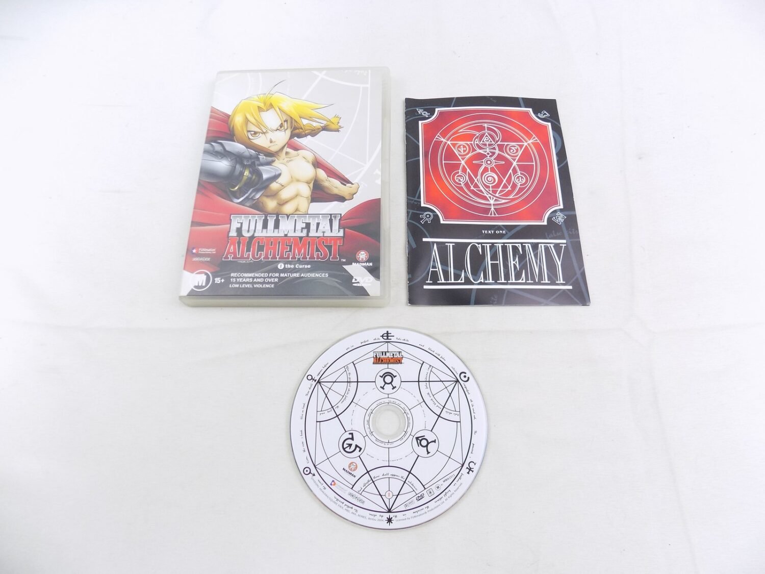 Mint Disc Fullmetal Alchemist Vol 1 The Curse DVD