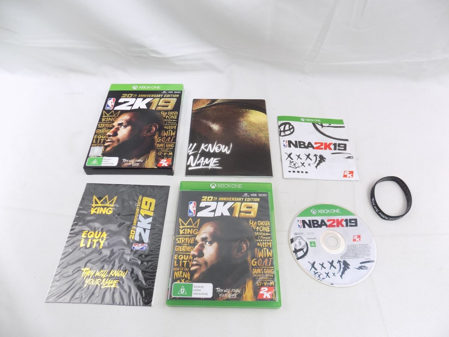 Mint Disc Xbox One NBA 2K19 20th Anniversary Edition /2