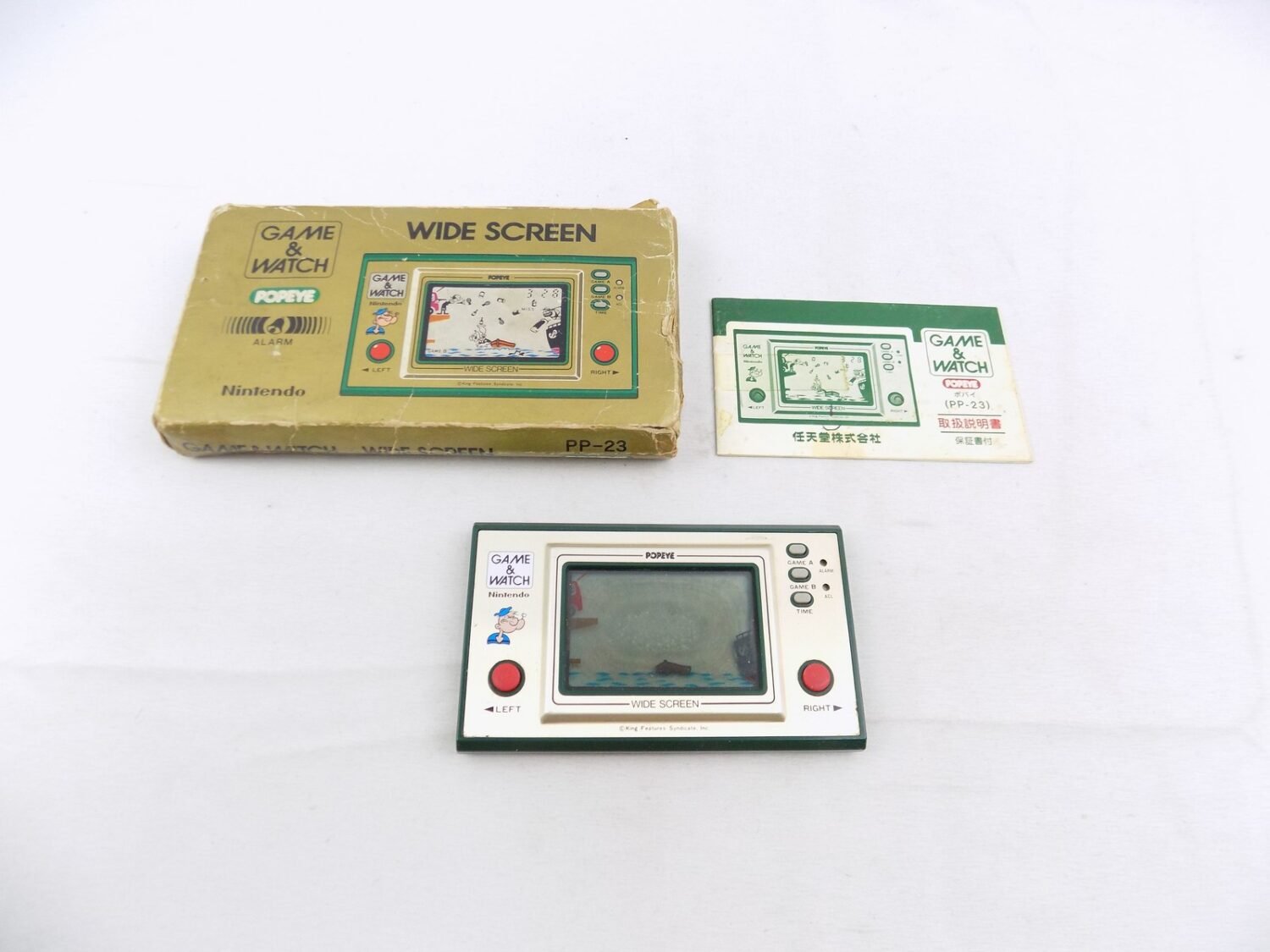 Boxed Nintendo Game & Watch Popeye Handheld Console - Starboard Games