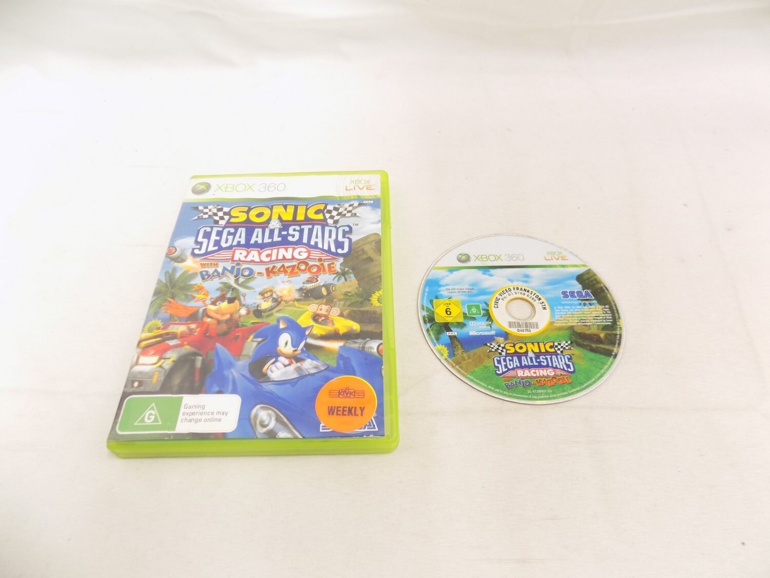 Sonic & Sega All-Stars Racing Avec Banjo & Kazooie - Xbox 360 - Bon état