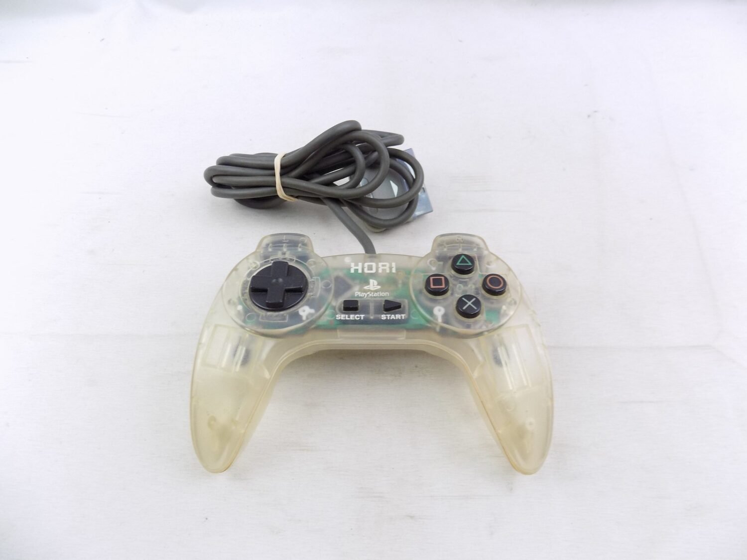 Like New Playstation 1 Ps1 Hori Pad 2 Clear White Controller