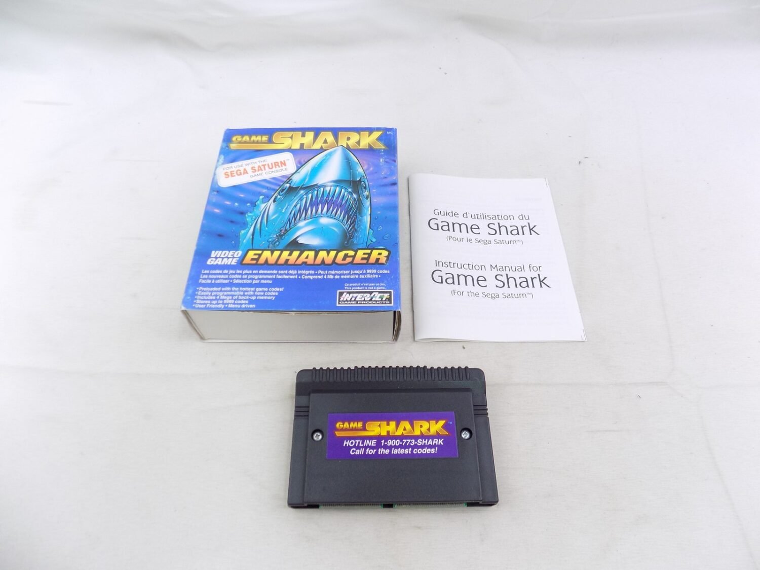 Boxed Like New Sega Saturn Game Shark Video Game Enhancer