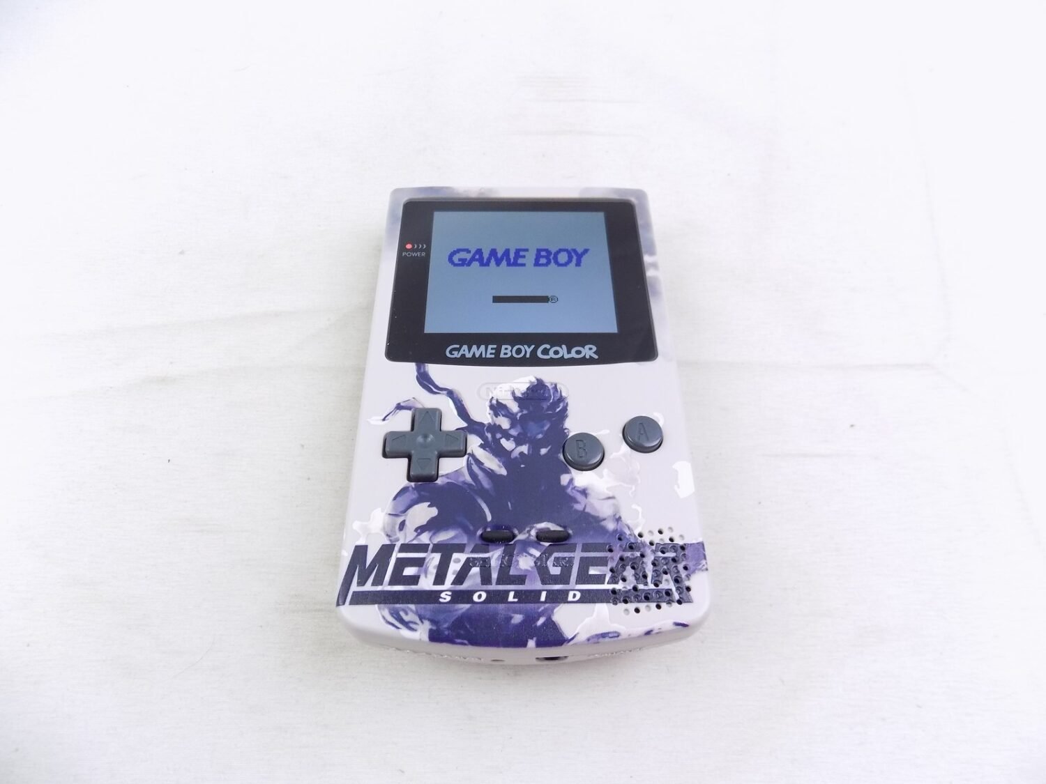 Gameboy Color Game Boy Color Metal Gear Solid Shell IPS Screen Mod Handheld Console