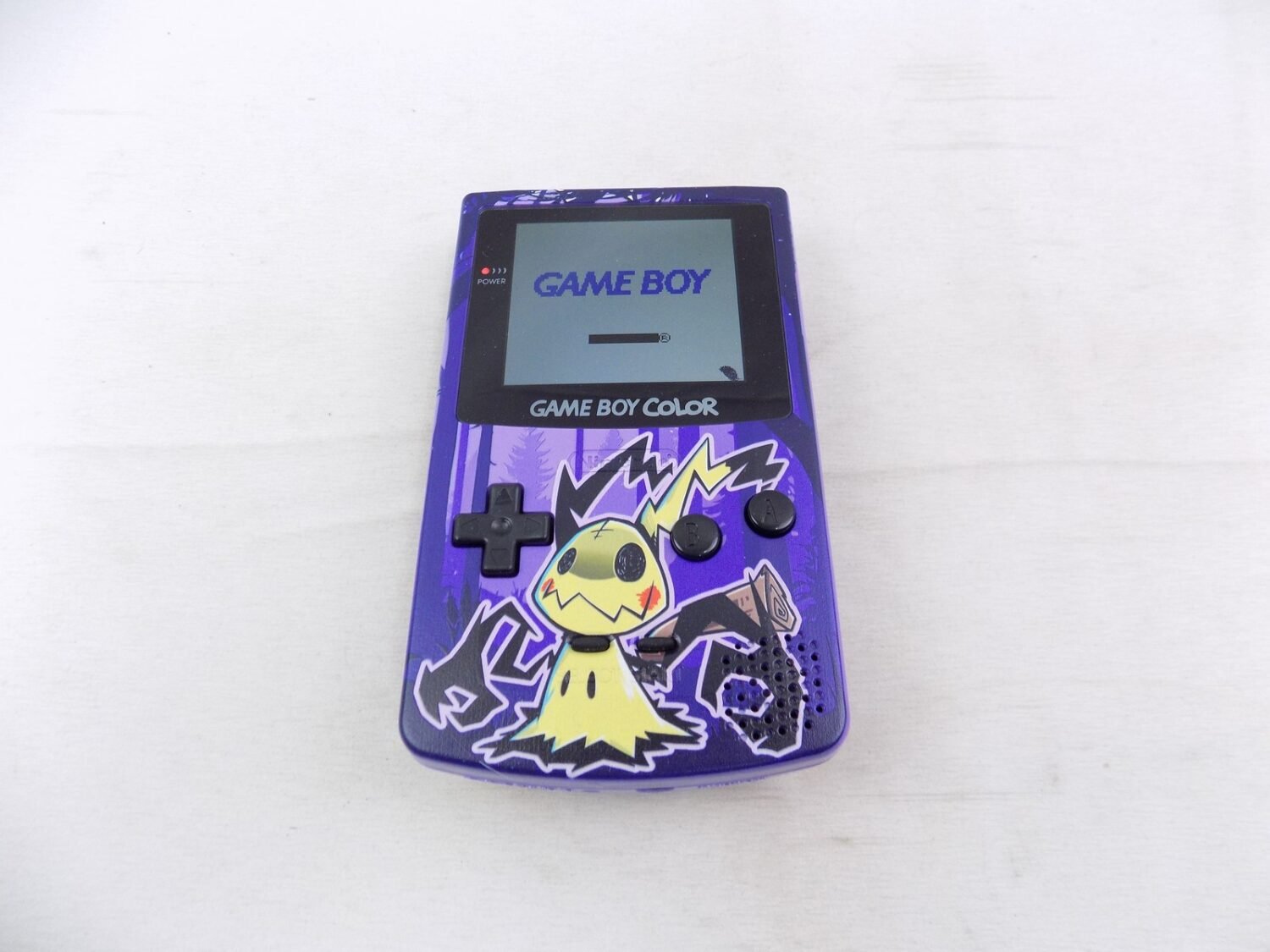 Gameboy Color Game Boy Color Pokemon Mimikyu Shell IPS Screen Mod Handheld Console Grade B (Imperfect Screen)