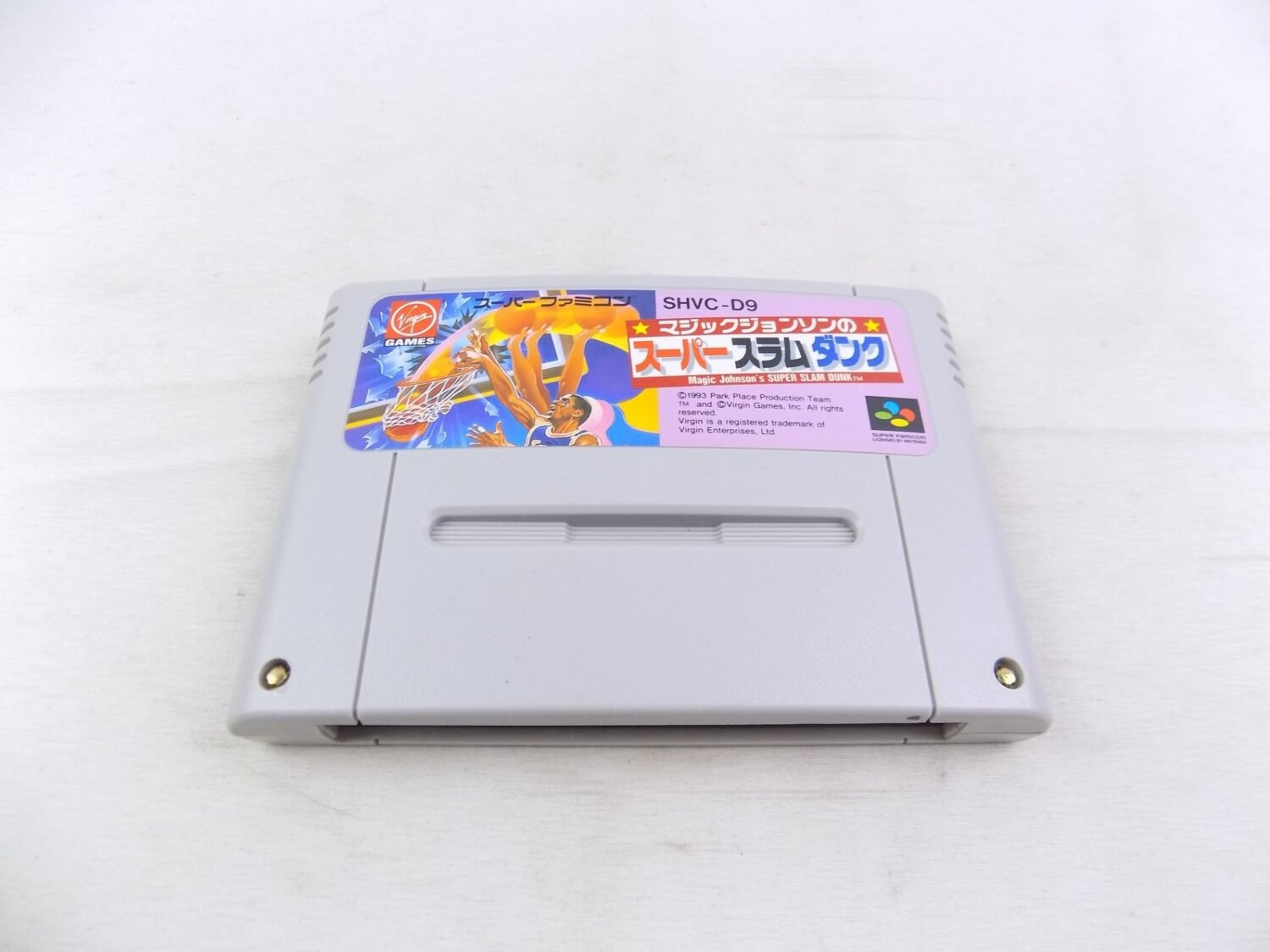 SNES Super Famicom Cart Only Magic Johnson's Super Slam Dunk NTSC-J ...