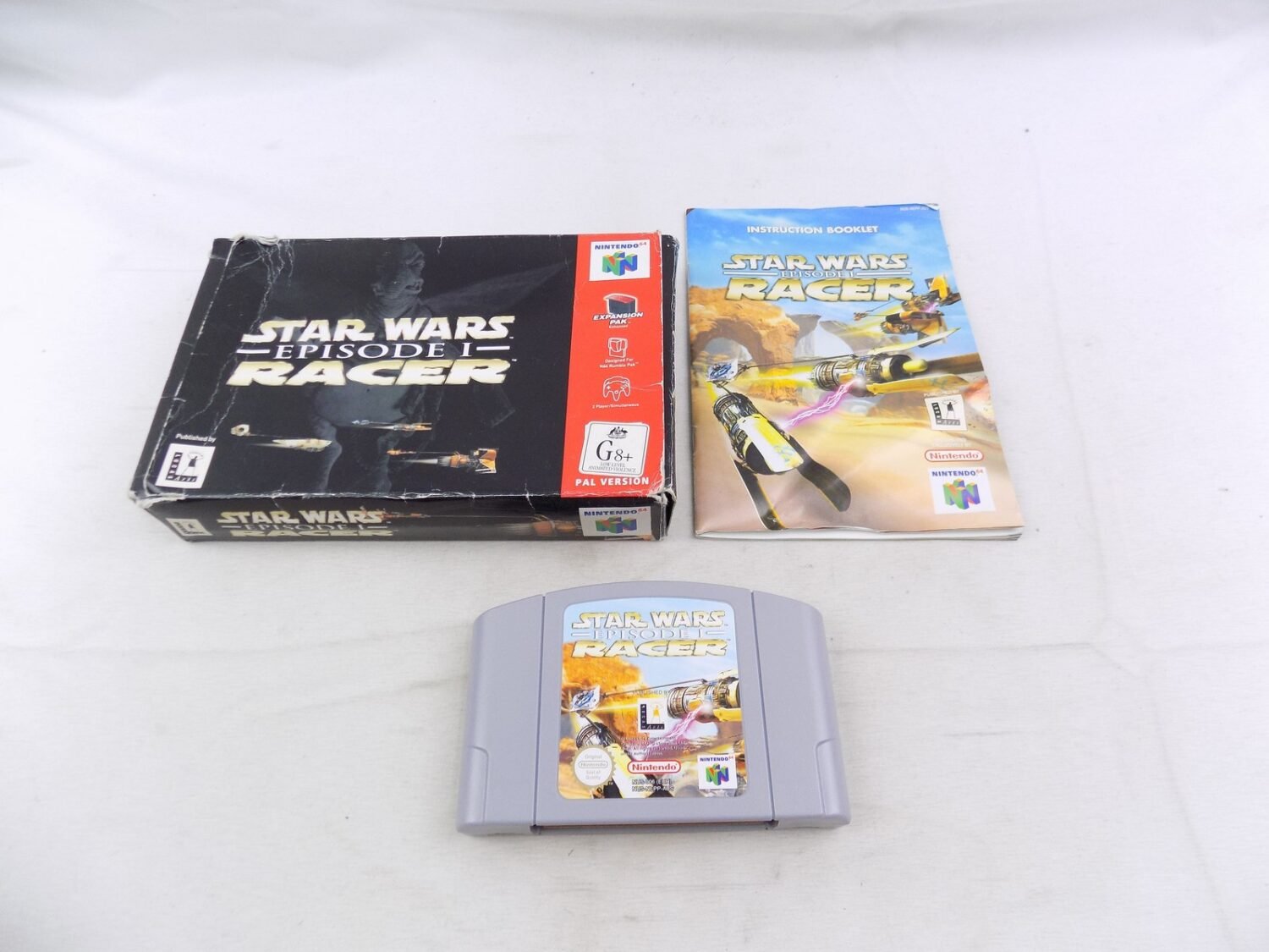 Boxed Nintendo 64 N64 Star Wars Episode I Racer - Inc Manual - PAL /3