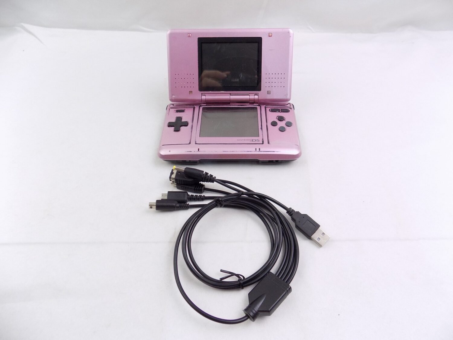 Grade B Nintendo DS Original Mystic Pink Handheld Console + Charger /2