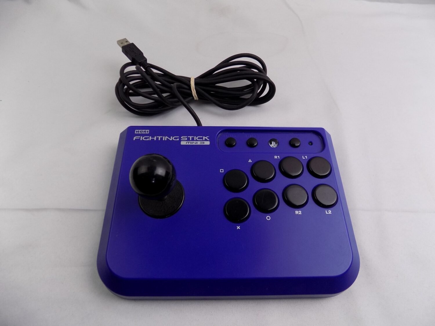 Like New Playstation 3 Ps3 Hori Fighting Stick Mini 3 Wired Fightpad