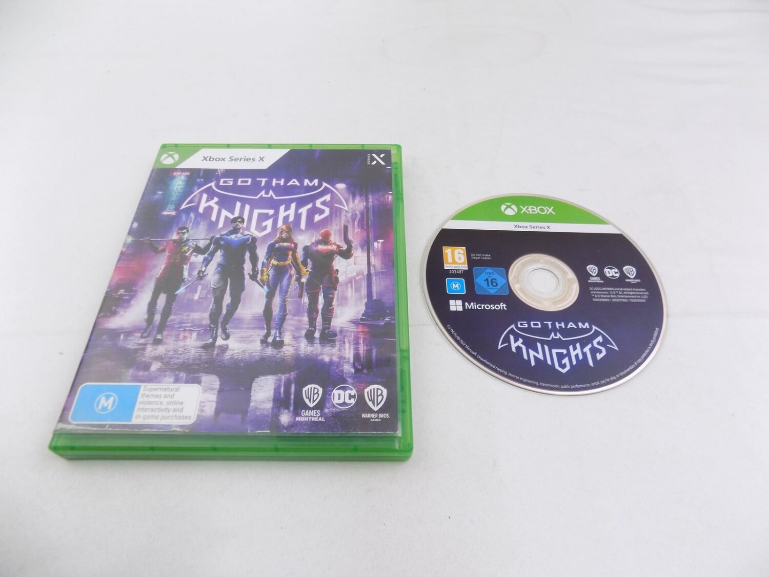 Mint Disc Xbox Series X Gotham Knights
