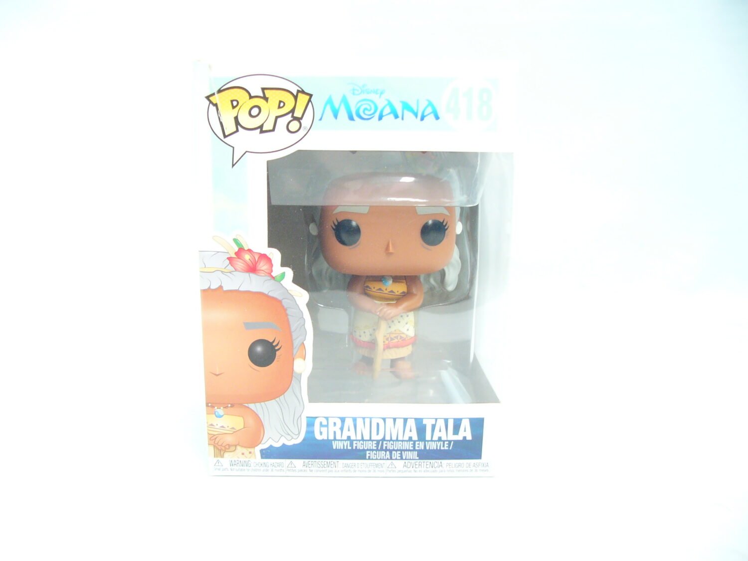 Damaged Grandma Tala 418 Moana Funko Pop Figure