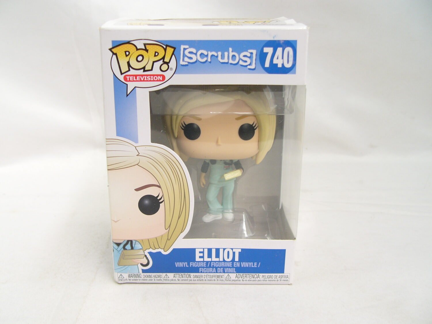 Damaged Elliot 740 Scrubs Funko Pop Figure