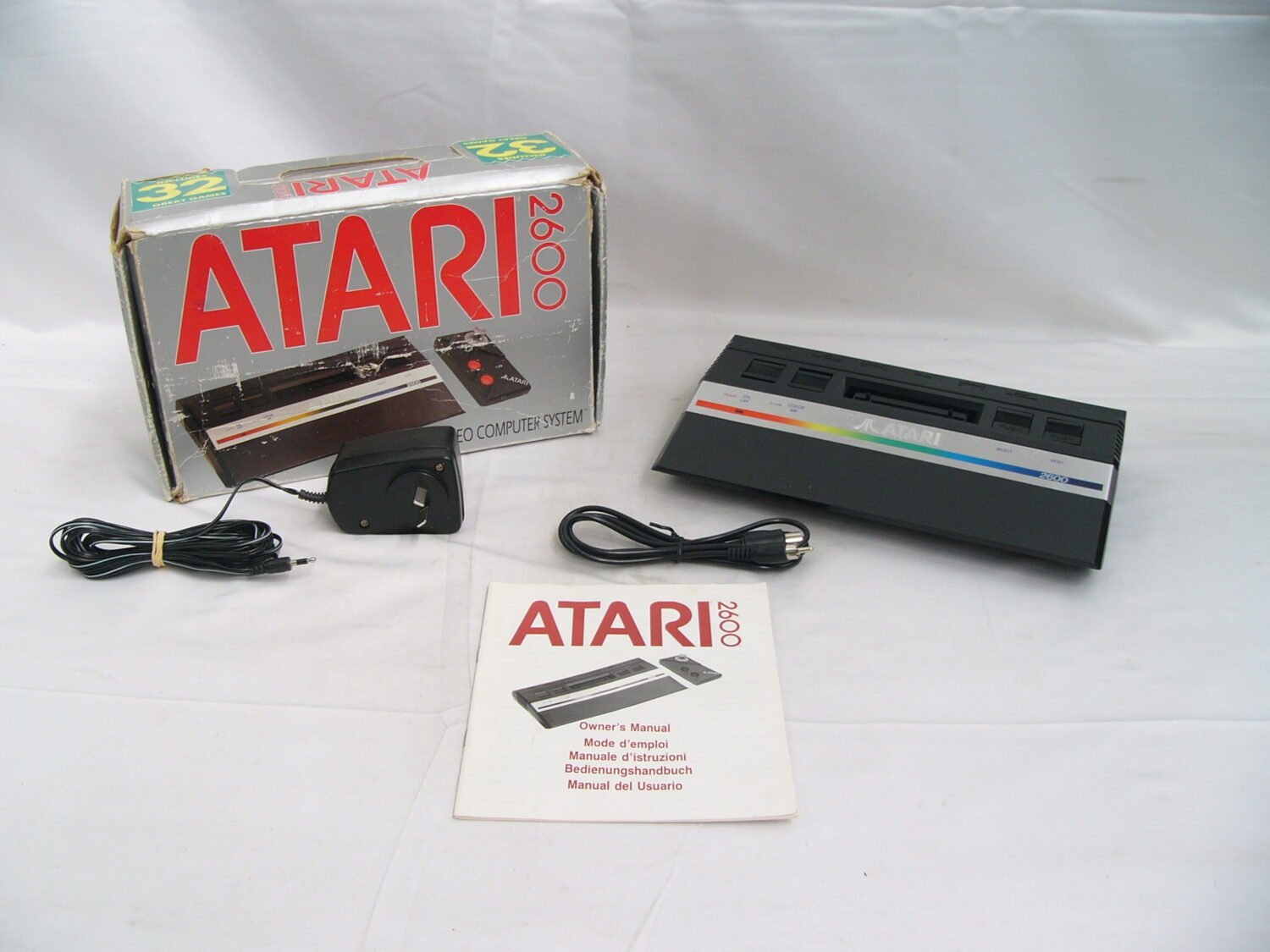 Boxed Like New Atari 2600 Jr Video Computer System with Cables