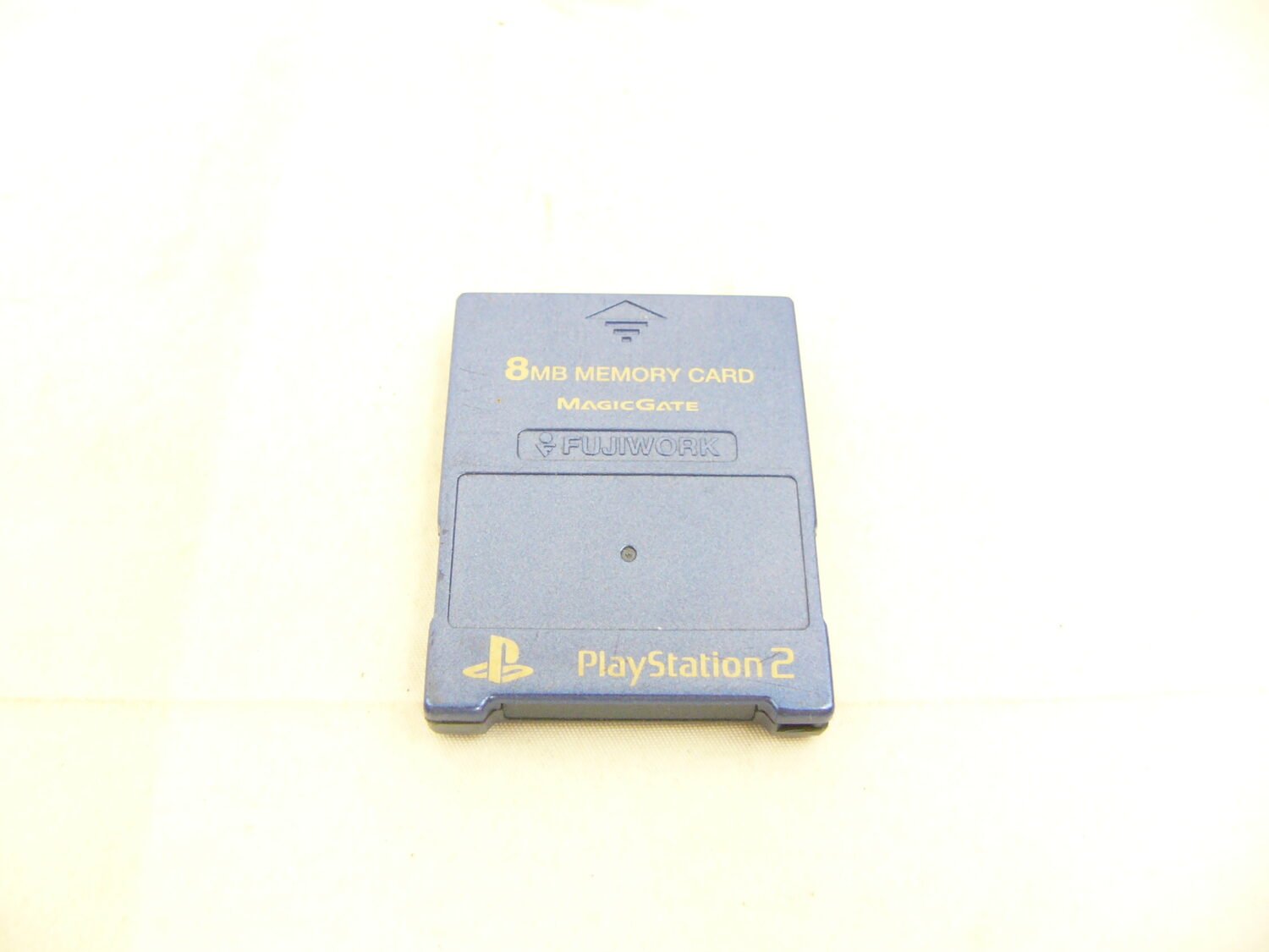 Like New Playstation 2 Ps2 Fujiwork 8MB Magic Gate Metallic Blue Memory Card