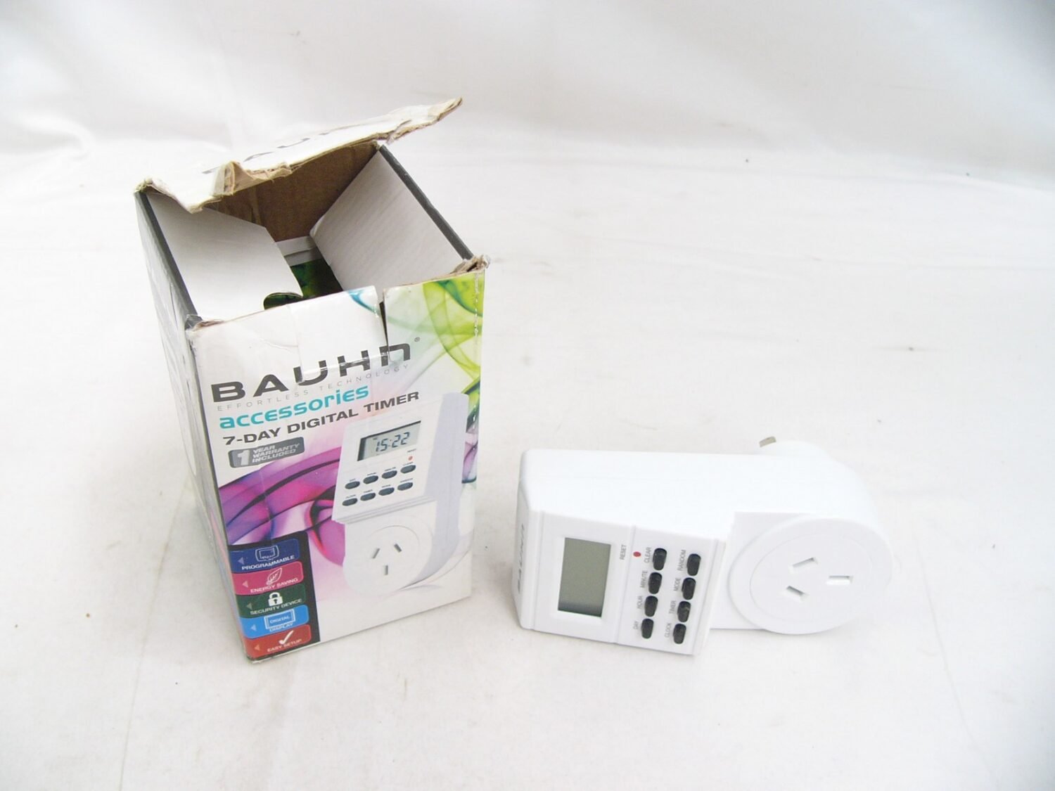 Boxed Like New Bauhn 7-Day Digital Timer