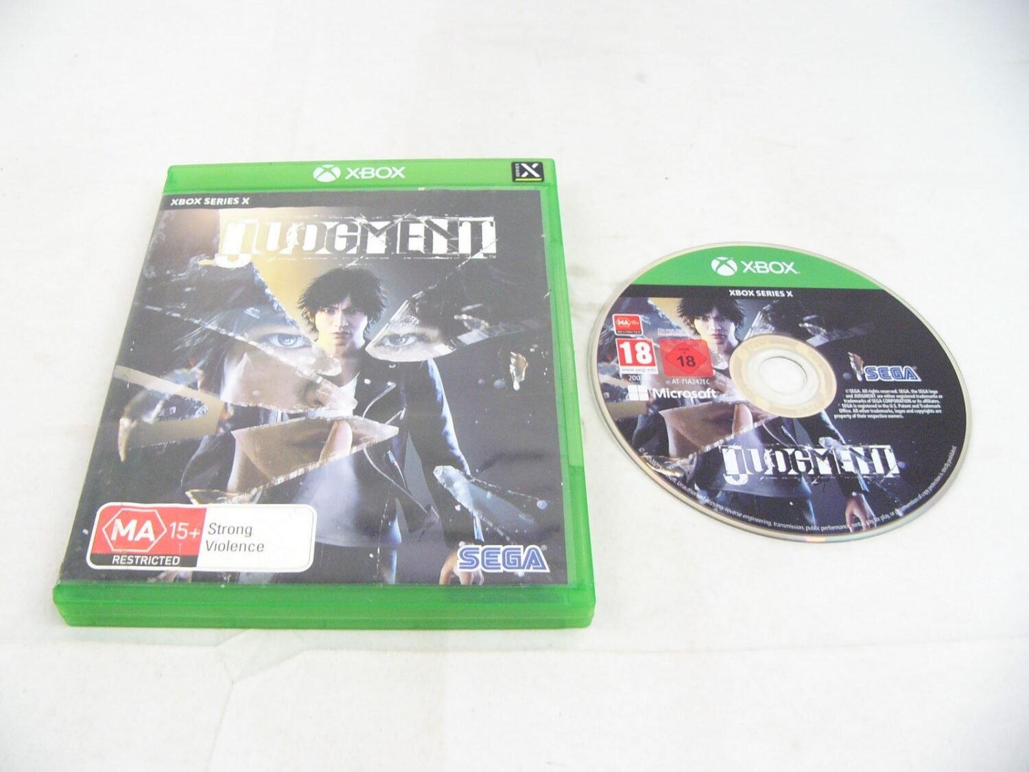 Mint Disc Xbox Series X Judgement