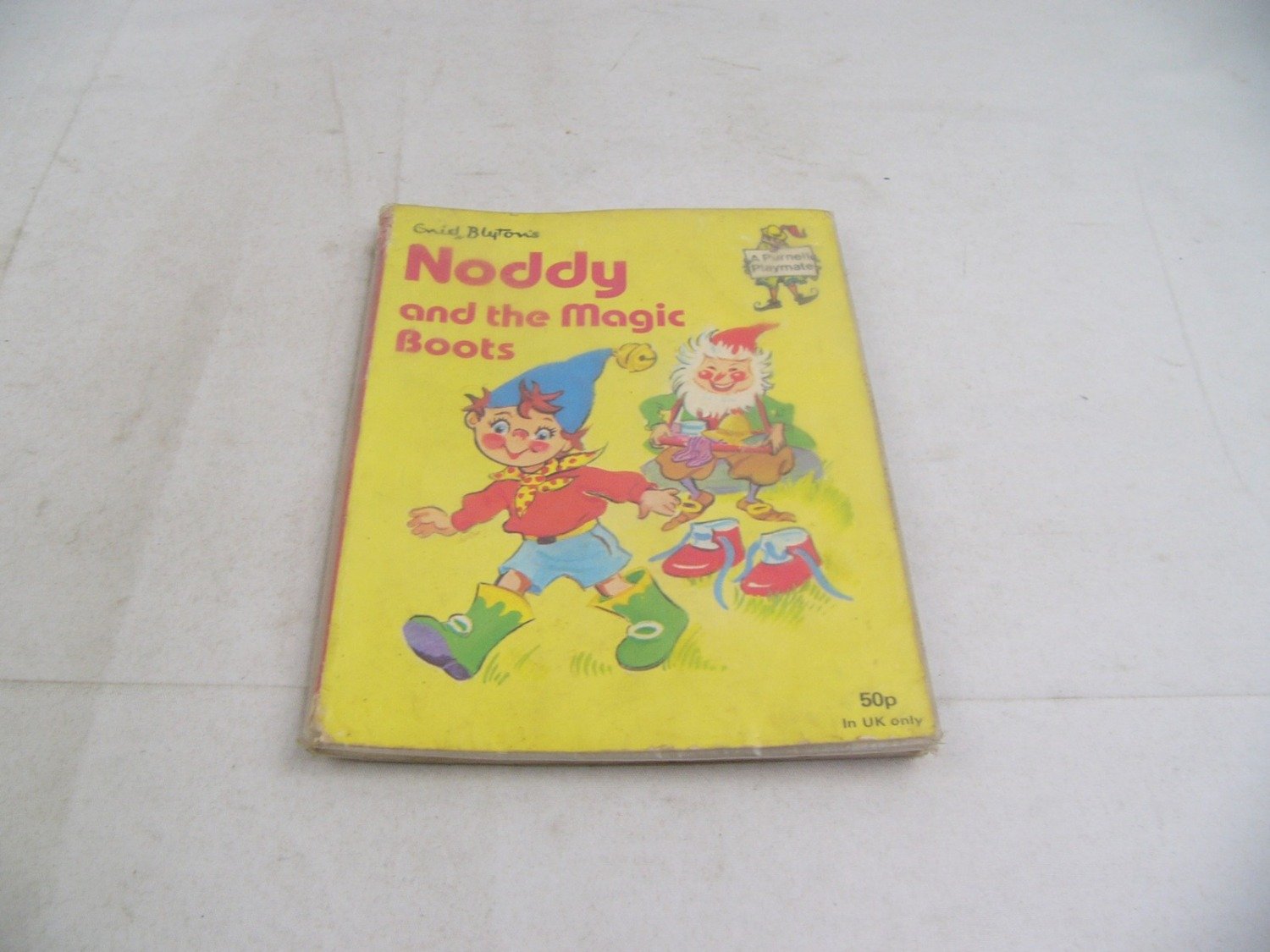 Like New Purnell Playmate Noddy and the Magic Boots Picture Book