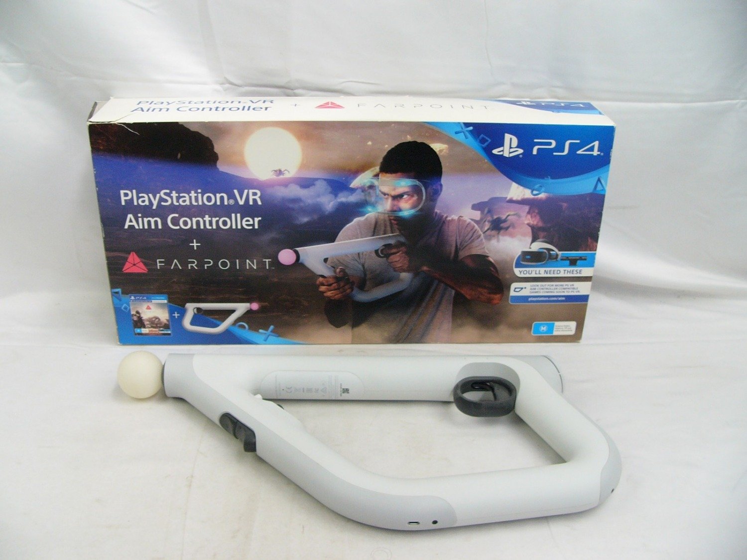 Boxed Like New Playstation 4 Ps4 PSVR Aim Controller (No Game Inc)