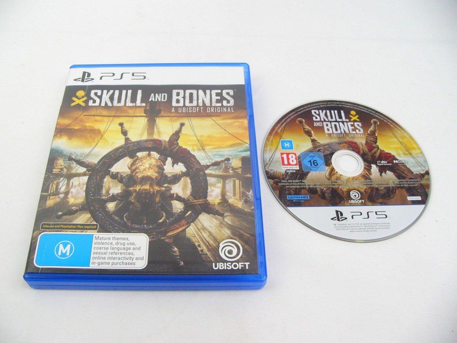 Mint Disc Playstation 5 Ps5 Skull and Bones